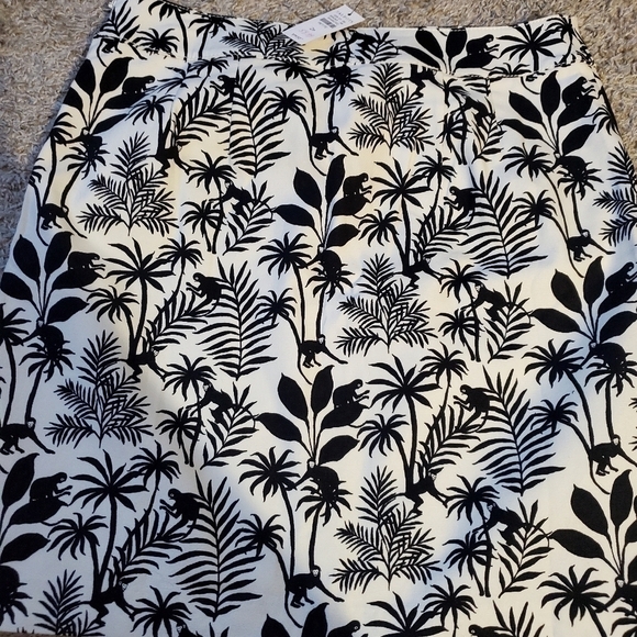 𝅺TALBOTS Petites Tropical Monkey Skirt - Picture 5 of 7